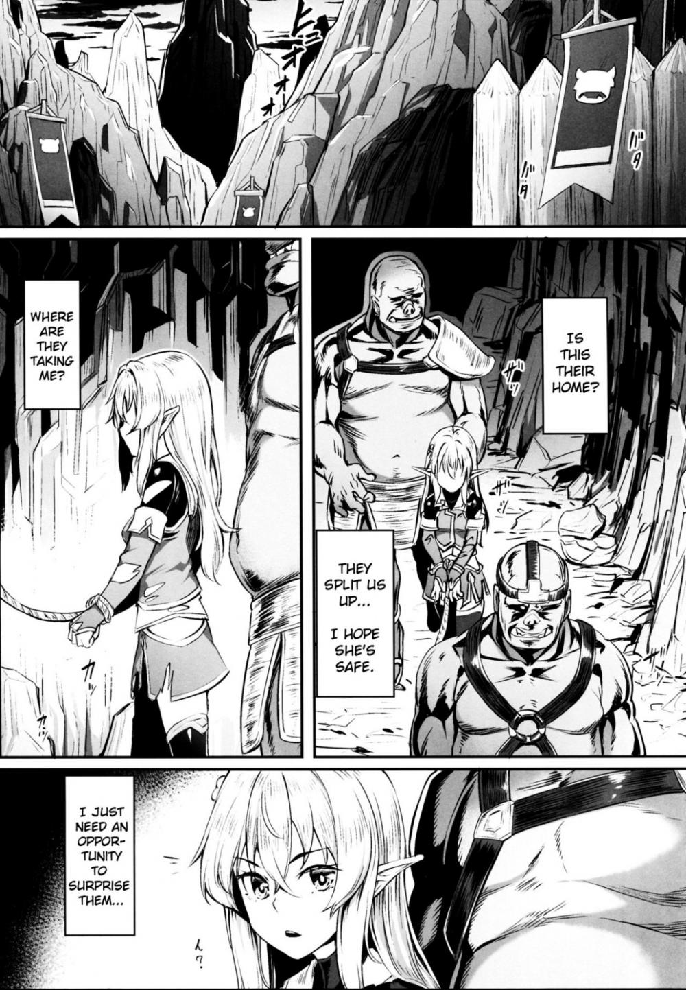 Hentai Manga Comic-An Elf Captured By Orcs-Read-5